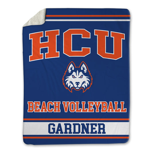 HCU - NCAA Beach Volleyball : Taylor Gardner - Blanket-0