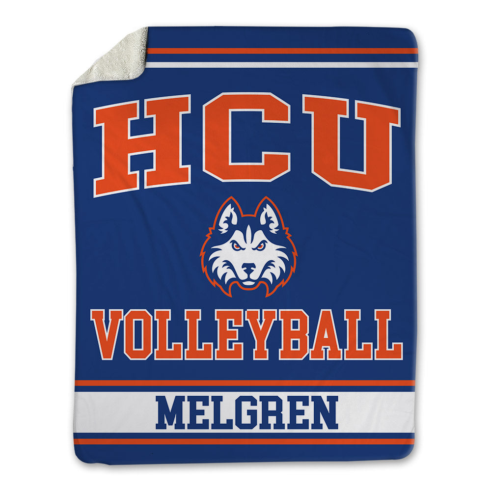 HCU - NCAA Women's Volleyball : Anna Melgren - Blanket-0
