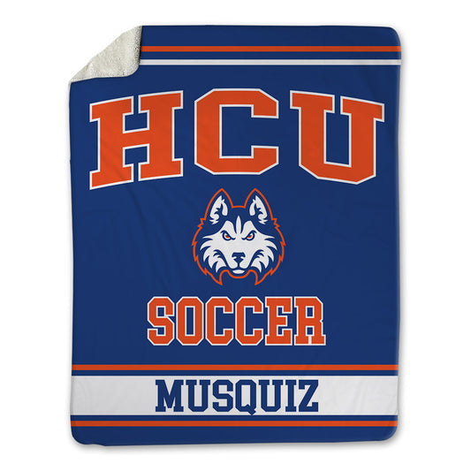 HCU - NCAA Women's Soccer : Nia Musquiz - Blanket-0