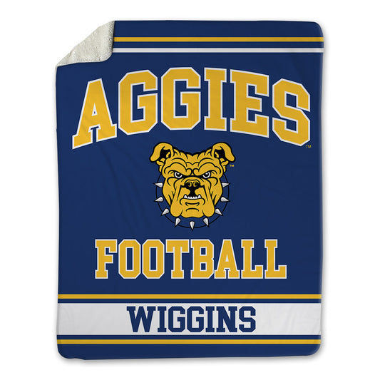 North Carolina A&T - NCAA Football : Sterling Wiggins - Blanket-0