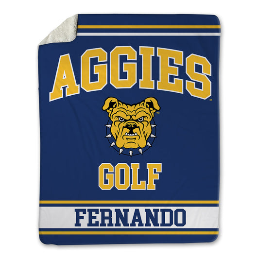 North Carolina A&T - NCAA Women's Golf : Sofia Fernando - Blanket-0