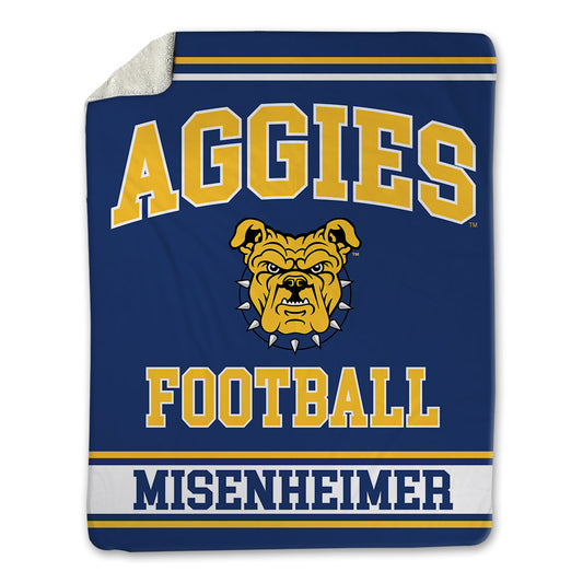 North Carolina A&T - NCAA Football : Wesley Misenheimer - Blanket-0