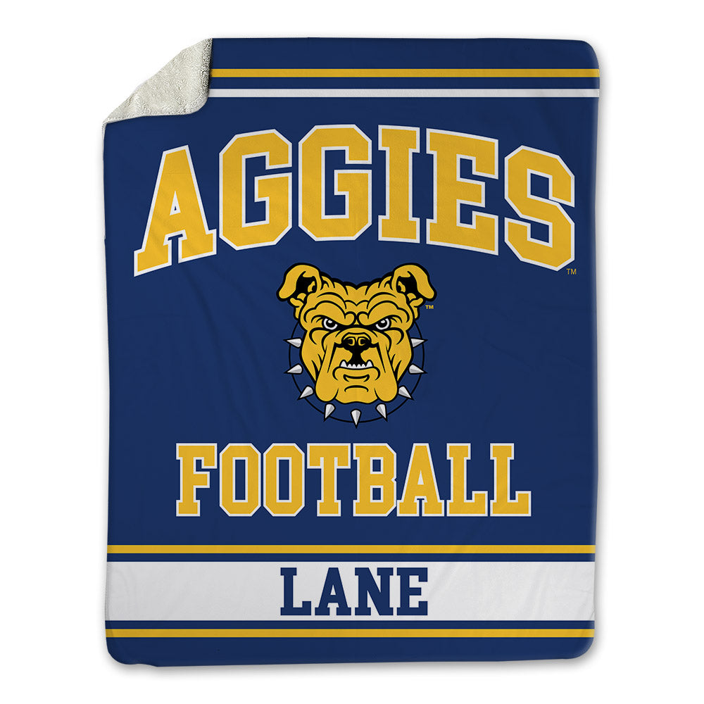 North Carolina A&T - NCAA Football : Tez lane - Blanket-0