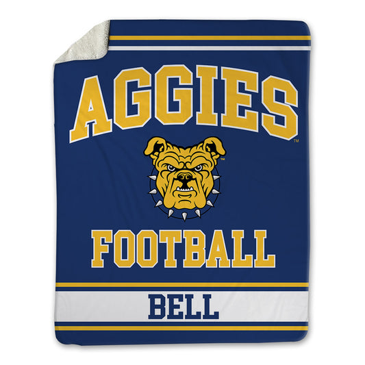 North Carolina A&T - NCAA Football : Antoine Bell - Blanket-0