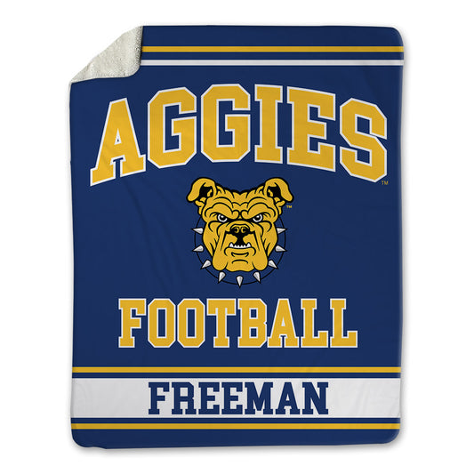 North Carolina A&T - NCAA Football : Jodi Freeman - Blanket-0