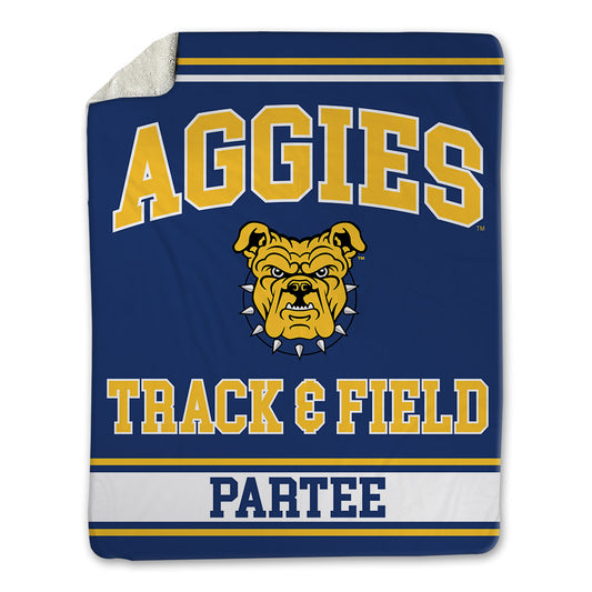 North Carolina A&T - NCAA Men's Track & Field : Xavier Partee - Blanket-0