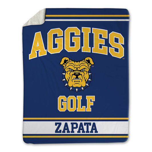 North Carolina A&T - NCAA Men's Golf : Ignacio Zapata - Blanket-0