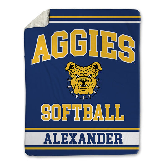 North Carolina A&T - NCAA Softball : Maliyah Alexander - Blanket-0