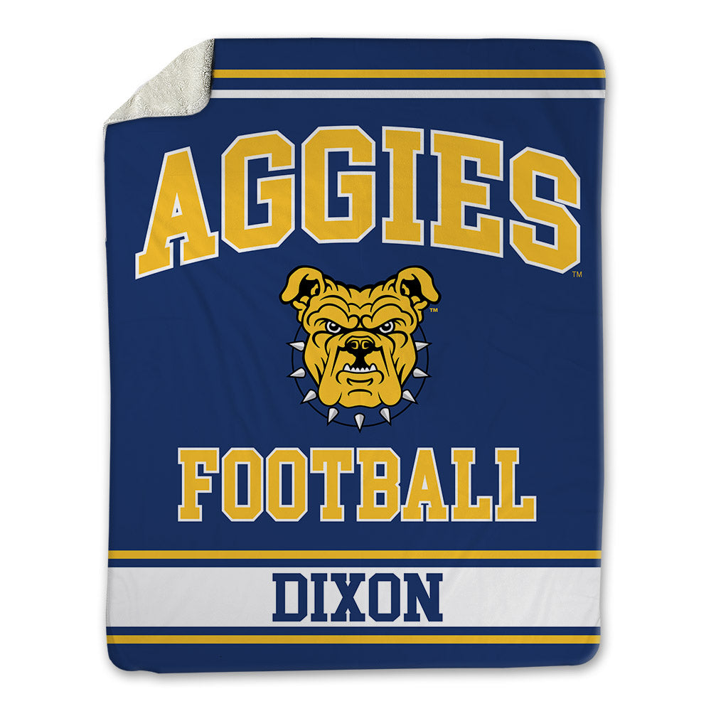 North Carolina A&T - NCAA Football : Charlie Dixon - Blanket-0
