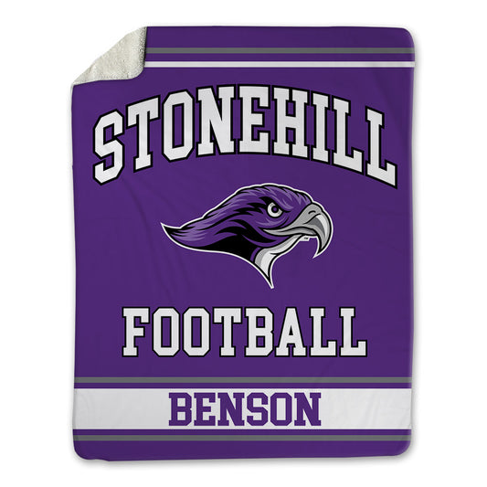 Stonehill - NCAA Football : Brian Benson - Blanket-0