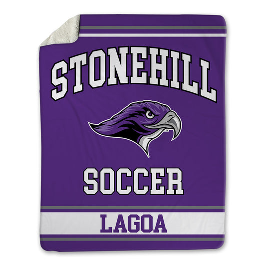 Stonehill - NCAA Men's Soccer : Nathan Lagoa - Blanket-0