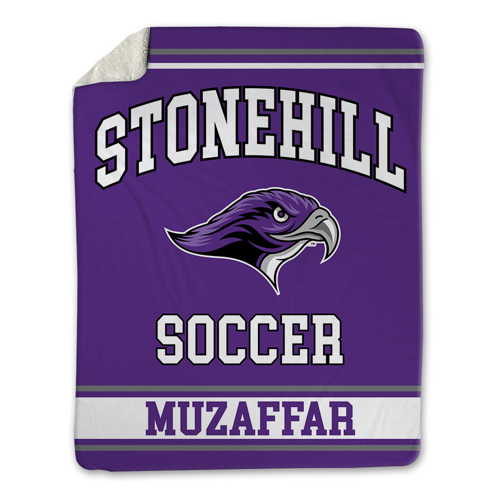 Stonehill - NCAA Men's Soccer : Amman Muzaffar - Blanket-0