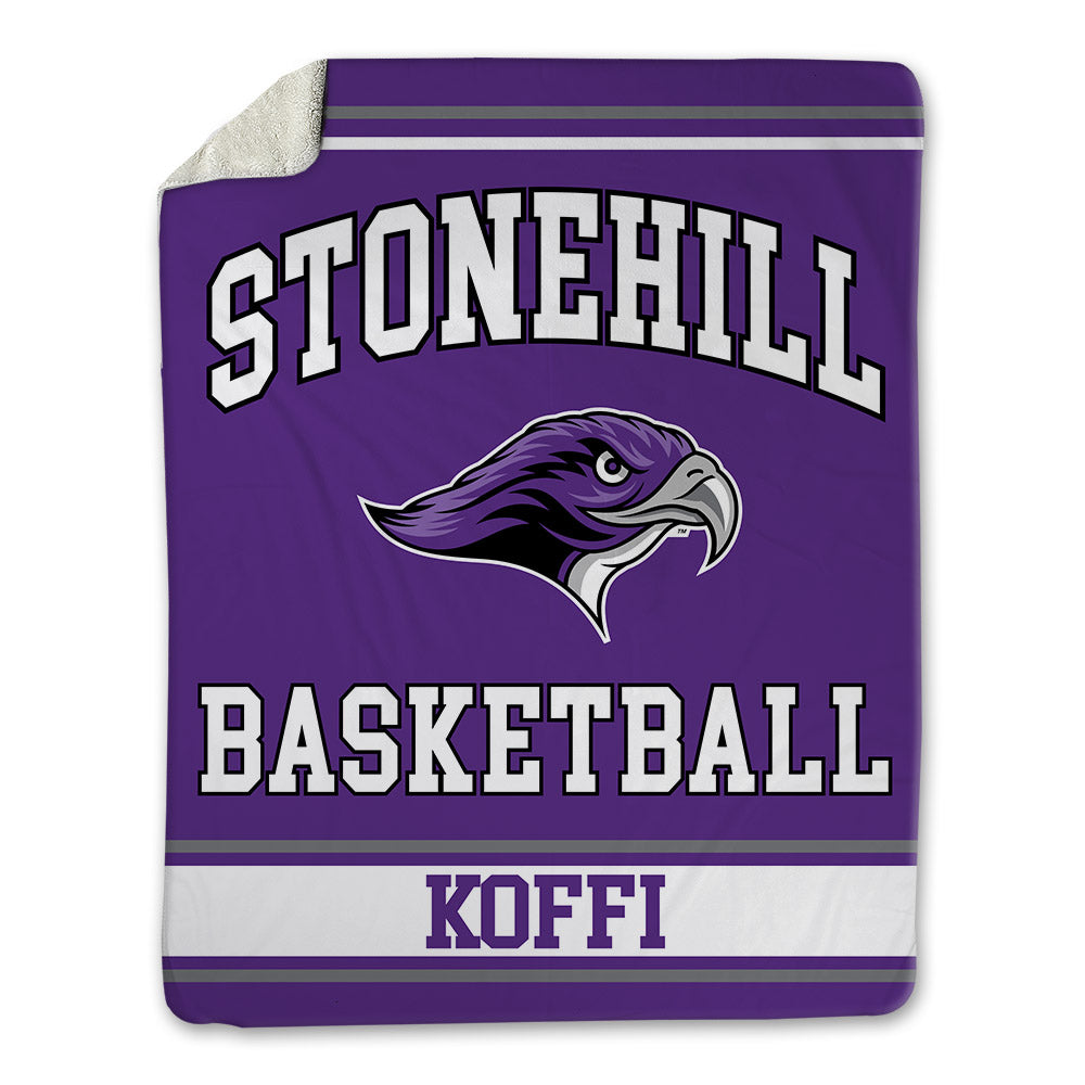 Stonehill - NCAA Men's Basketball : Hermann Koffi - Blanket-0