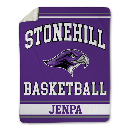 Stonehill - NCAA Men's Basketball : Norbu Jenpa - Blanket-0