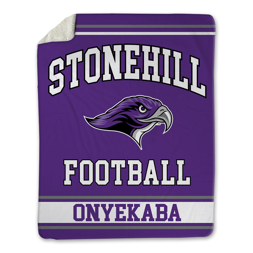 Stonehill - NCAA Football : Lotanna Onyekaba - Blanket-0