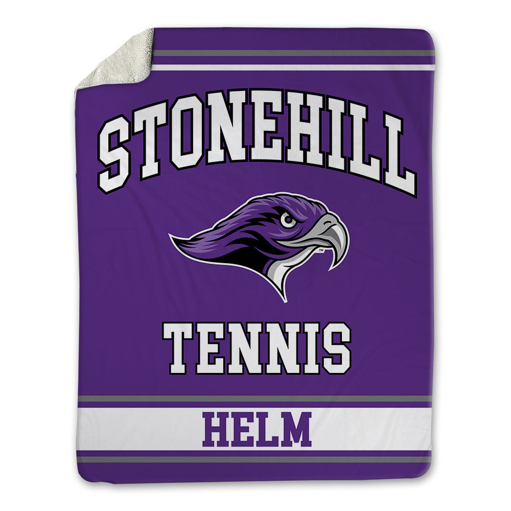 Stonehill - NCAA Men's Tennis : Charles Helm - Blanket-0