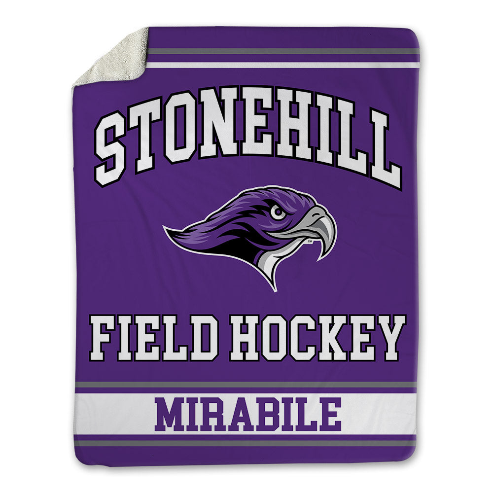 Stonehill - NCAA Women's Field Hockey : Karleigh Mirabile - Blanket-0