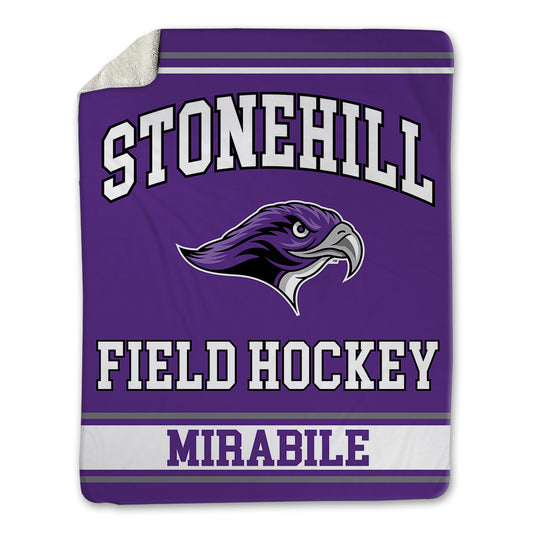 Stonehill - NCAA Women's Field Hockey : Karleigh Mirabile - Blanket-0