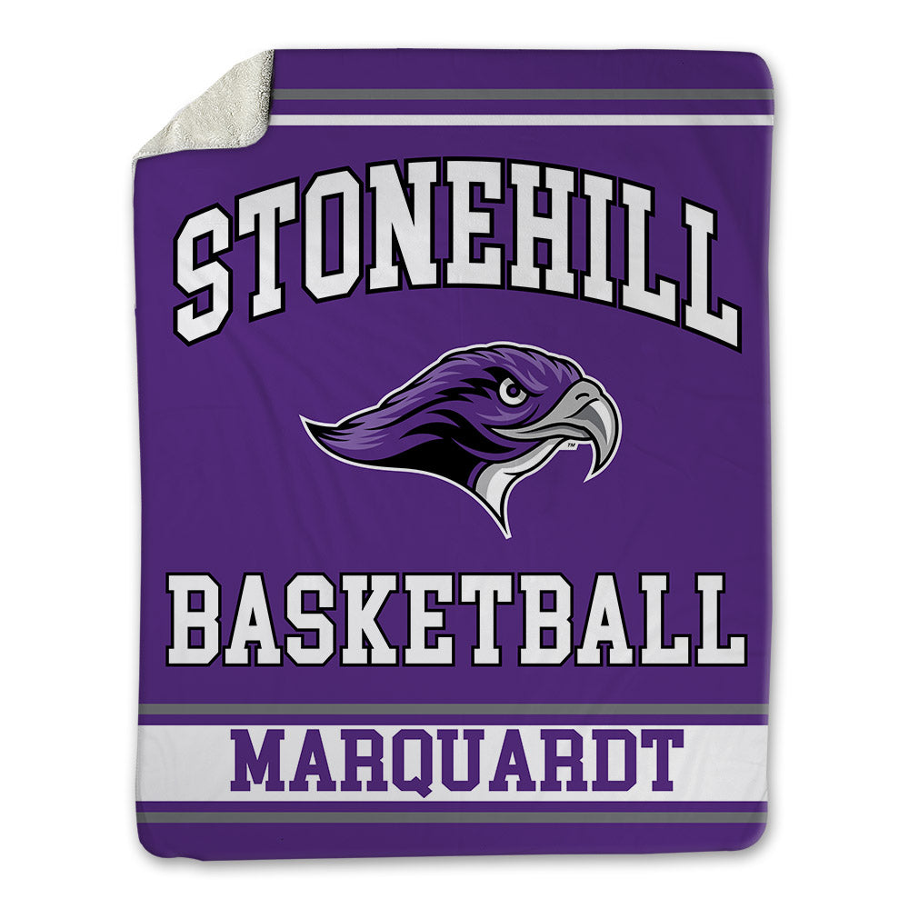 Stonehill - NCAA Men's Basketball : Neal Marquardt - Blanket-0