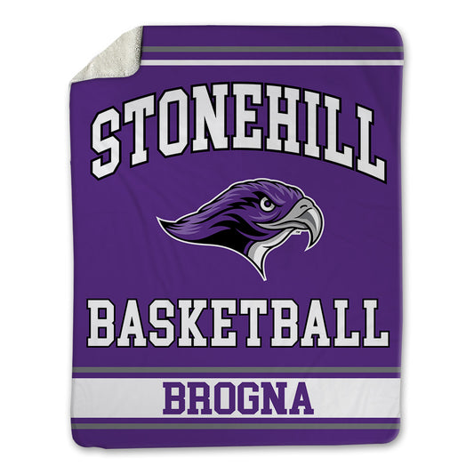 Stonehill - NCAA Men's Basketball : Todd Brogna - Blanket-0