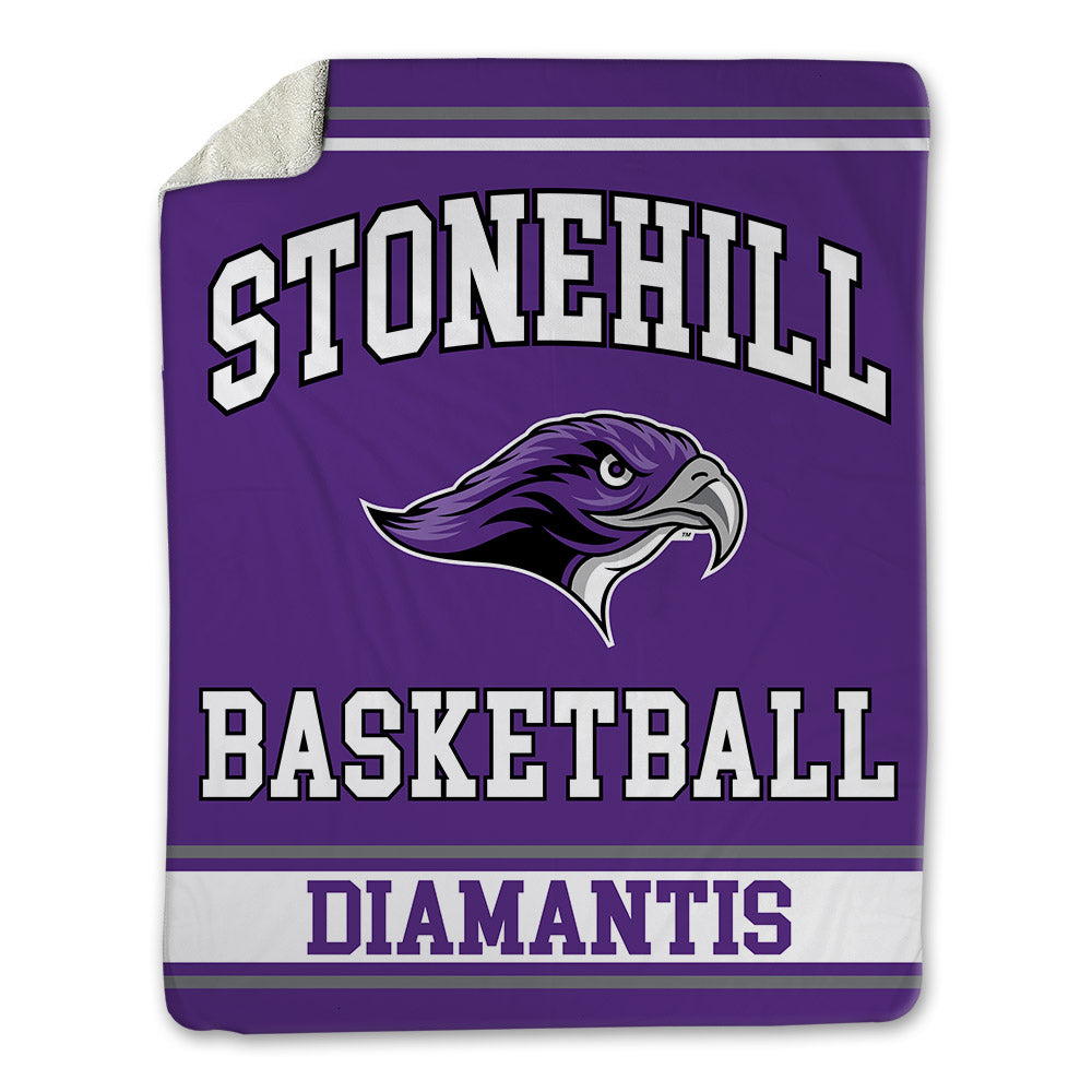 Stonehill - NCAA Men's Basketball : Charles Diamantis - Blanket-0