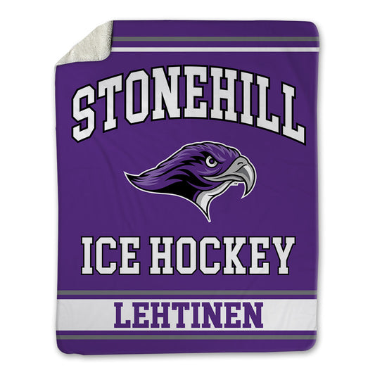 Stonehill - NCAA Men's Ice Hockey : Joel Lehtinen - Blanket-0