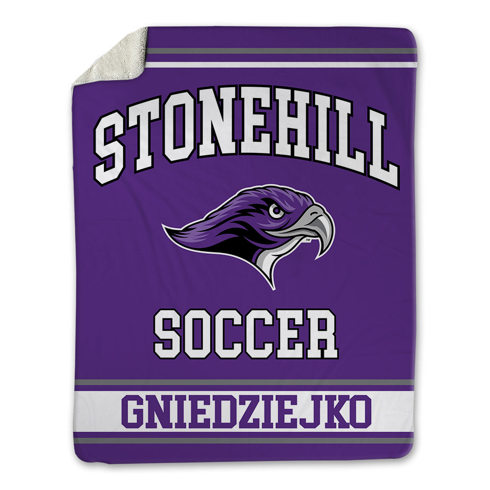 Stonehill - NCAA Men's Soccer : Patryk Gniedziejko - Blanket-0