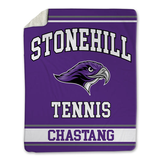 Stonehill - NCAA Men's Tennis : Alexis Chastang - Blanket-0