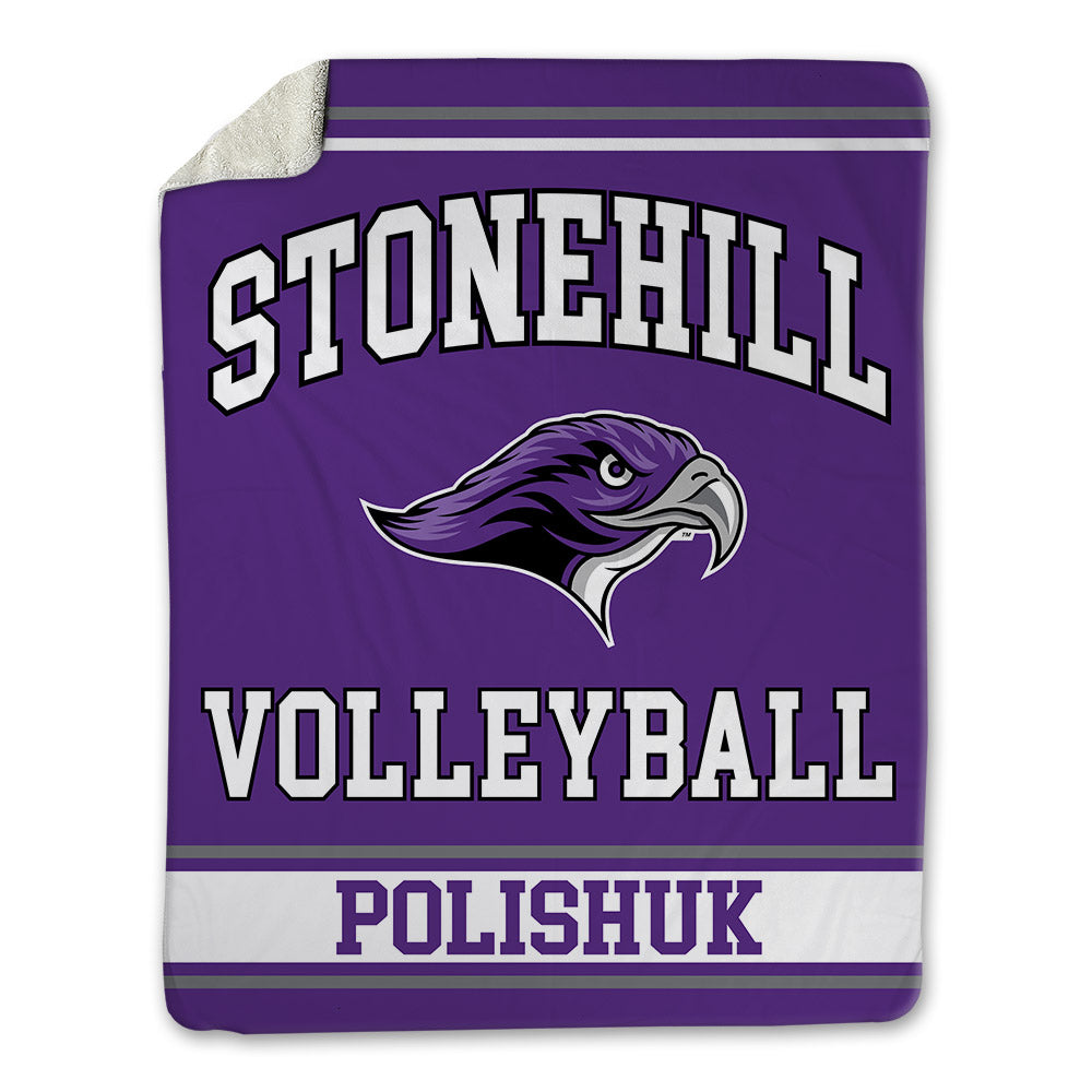 Stonehill - NCAA Women's Volleyball : Gabrielle (Gabi) Polishuk - Blanket-0