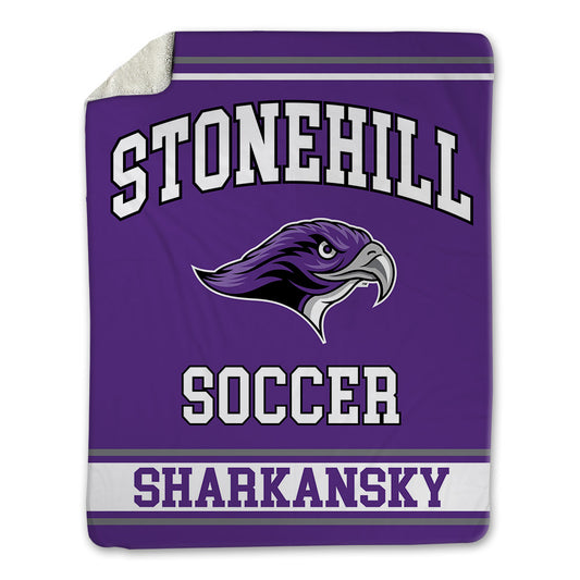 Stonehill - NCAA Women's Soccer : Olivia Sharkansky - Blanket-0