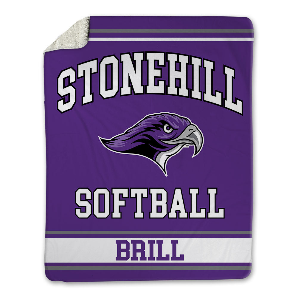 Stonehill - NCAA Softball : Jessica Brill - Blanket-0