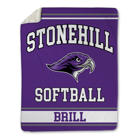 Stonehill - NCAA Softball : Jessica Brill - Blanket-0