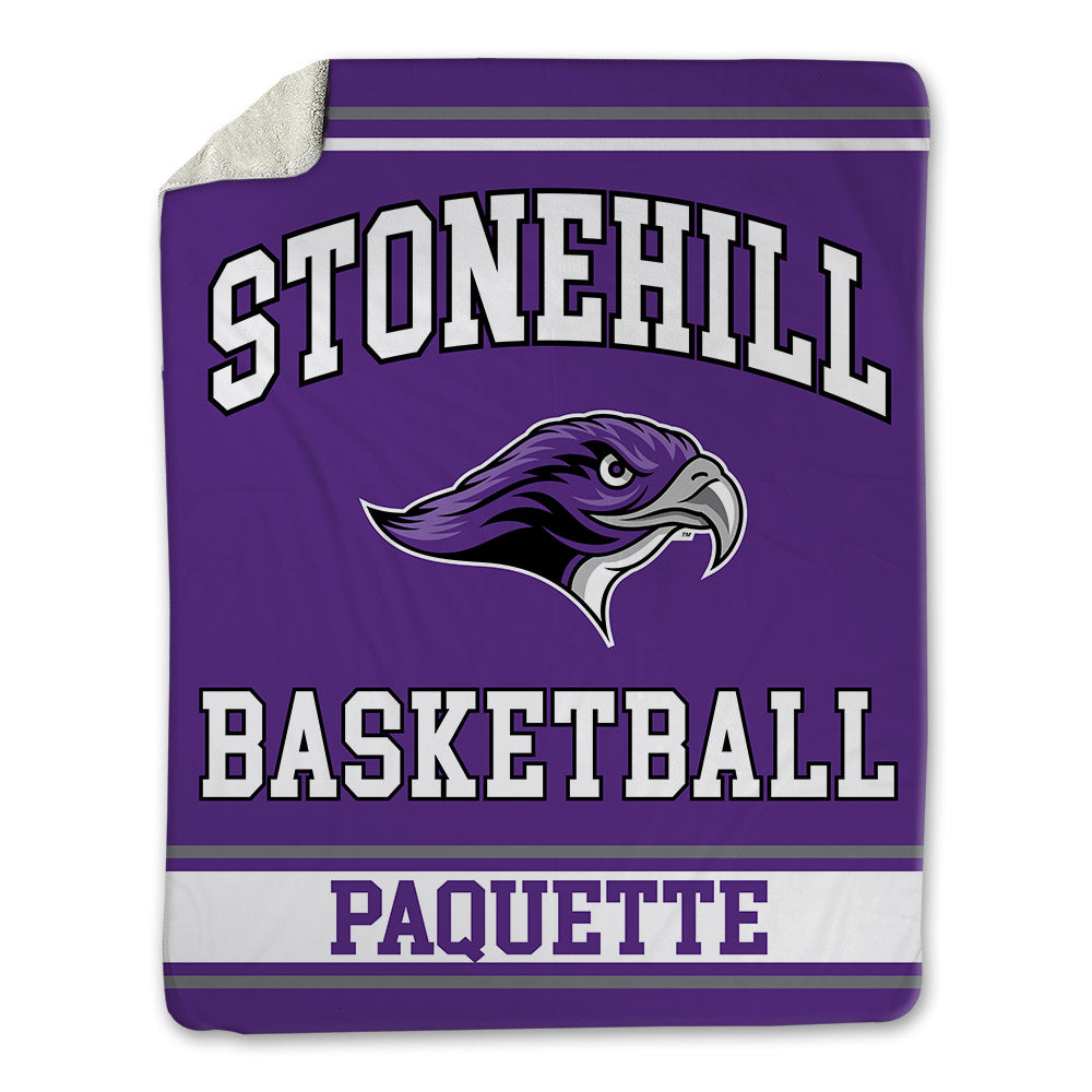 Stonehill - NCAA Women's Basketball : Brooke Paquette - Blanket-0