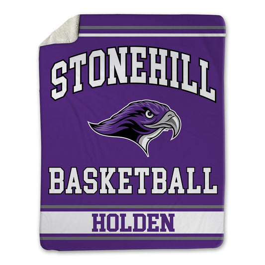 Stonehill - NCAA Men's Basketball : Anthony Holden - Blanket-0
