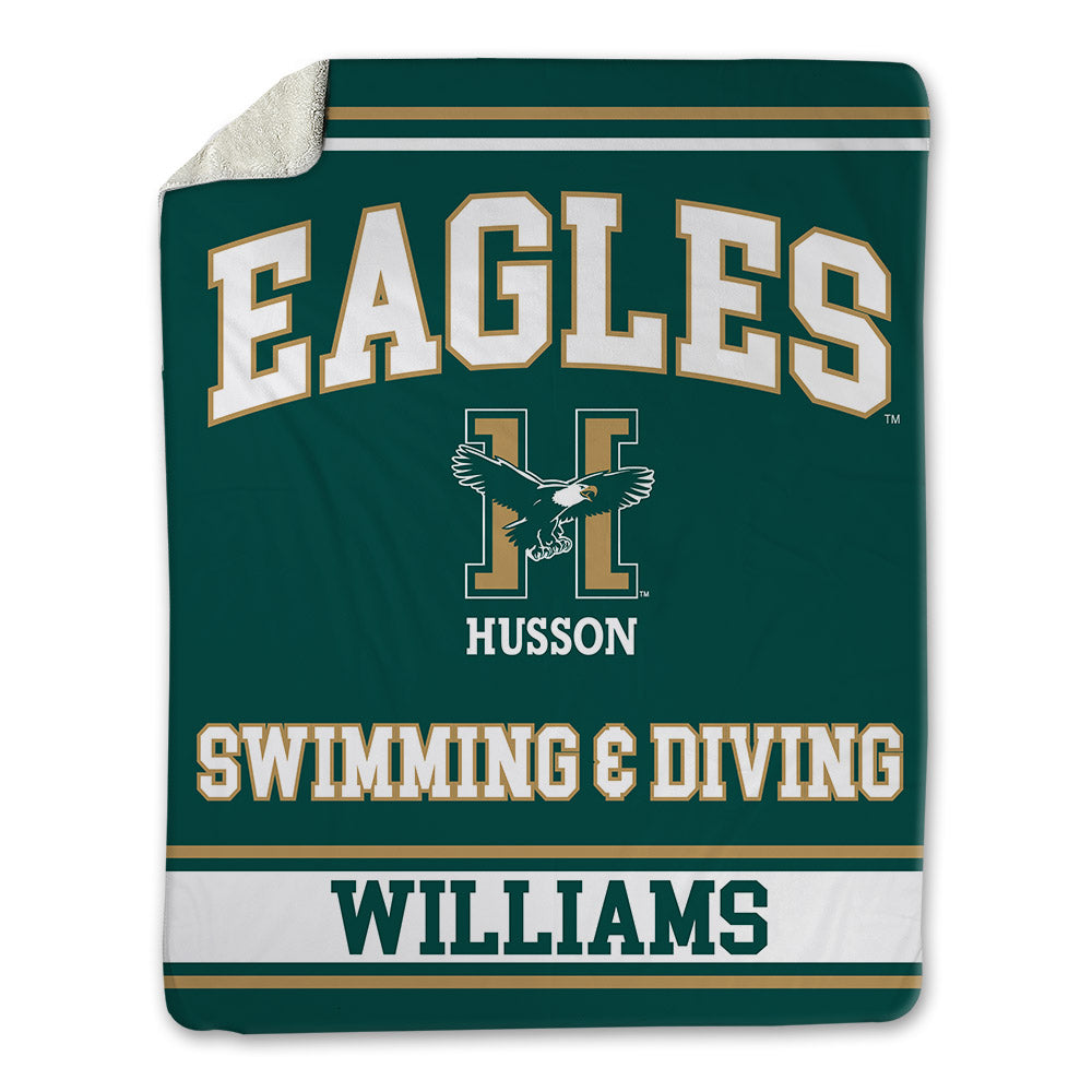 Husson - NCAA Women's Swimming & Diving : Logan Williams - Blanket-0