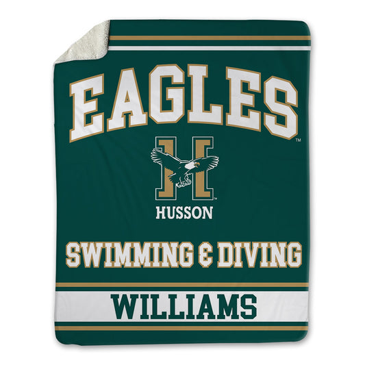Husson - NCAA Women's Swimming & Diving : Logan Williams - Blanket-0