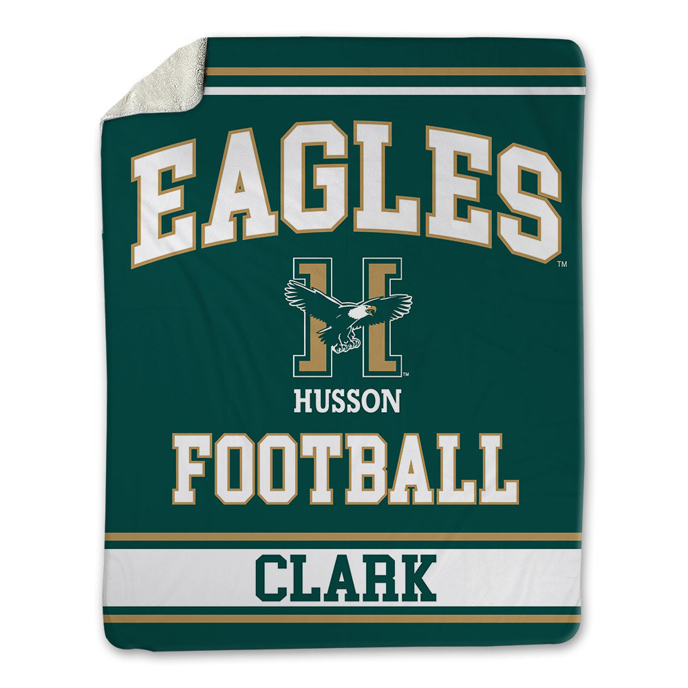 Husson - NCAA Football : Austin Clark - Blanket-0