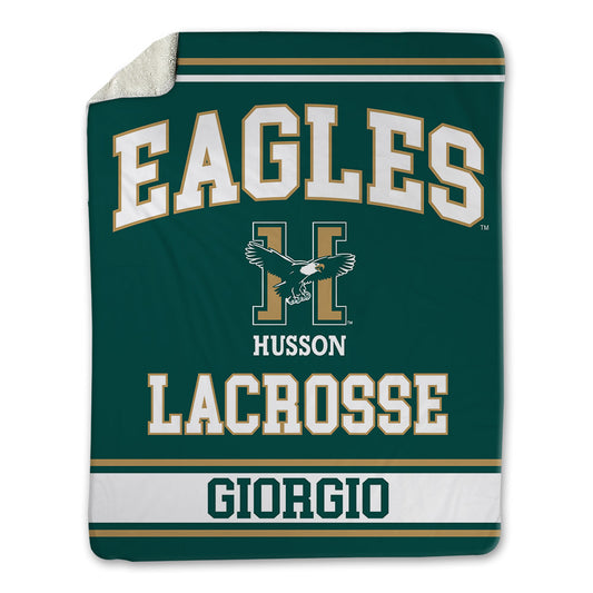 Husson - NCAA Men's Lacrosse : Owen Giorgio - Blanket-0