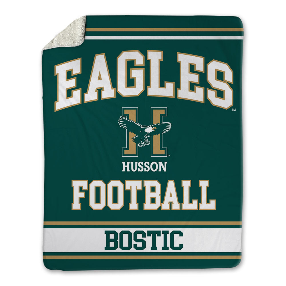 Husson - NCAA Football : Blaine Bostic - Blanket-0