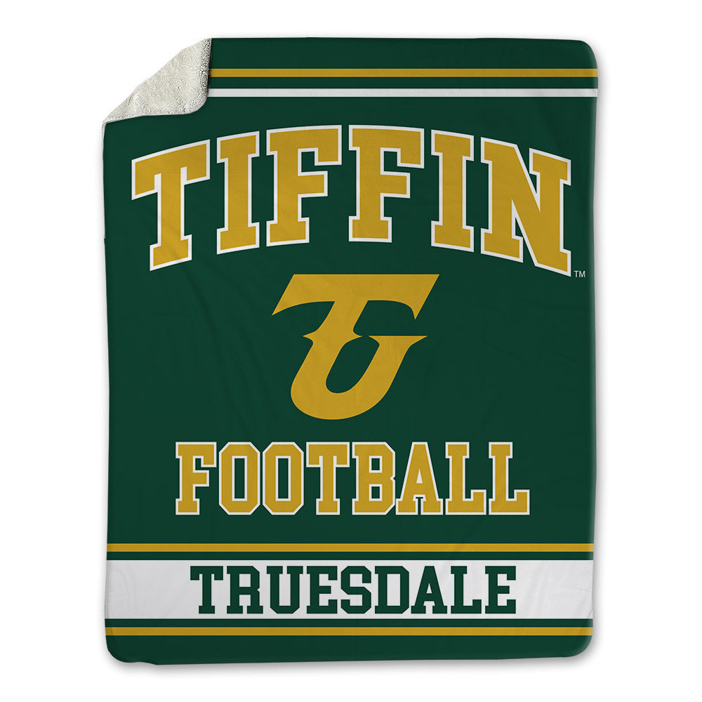 Tiffin - NCAA Football : Joey Truesdale - Blanket-0