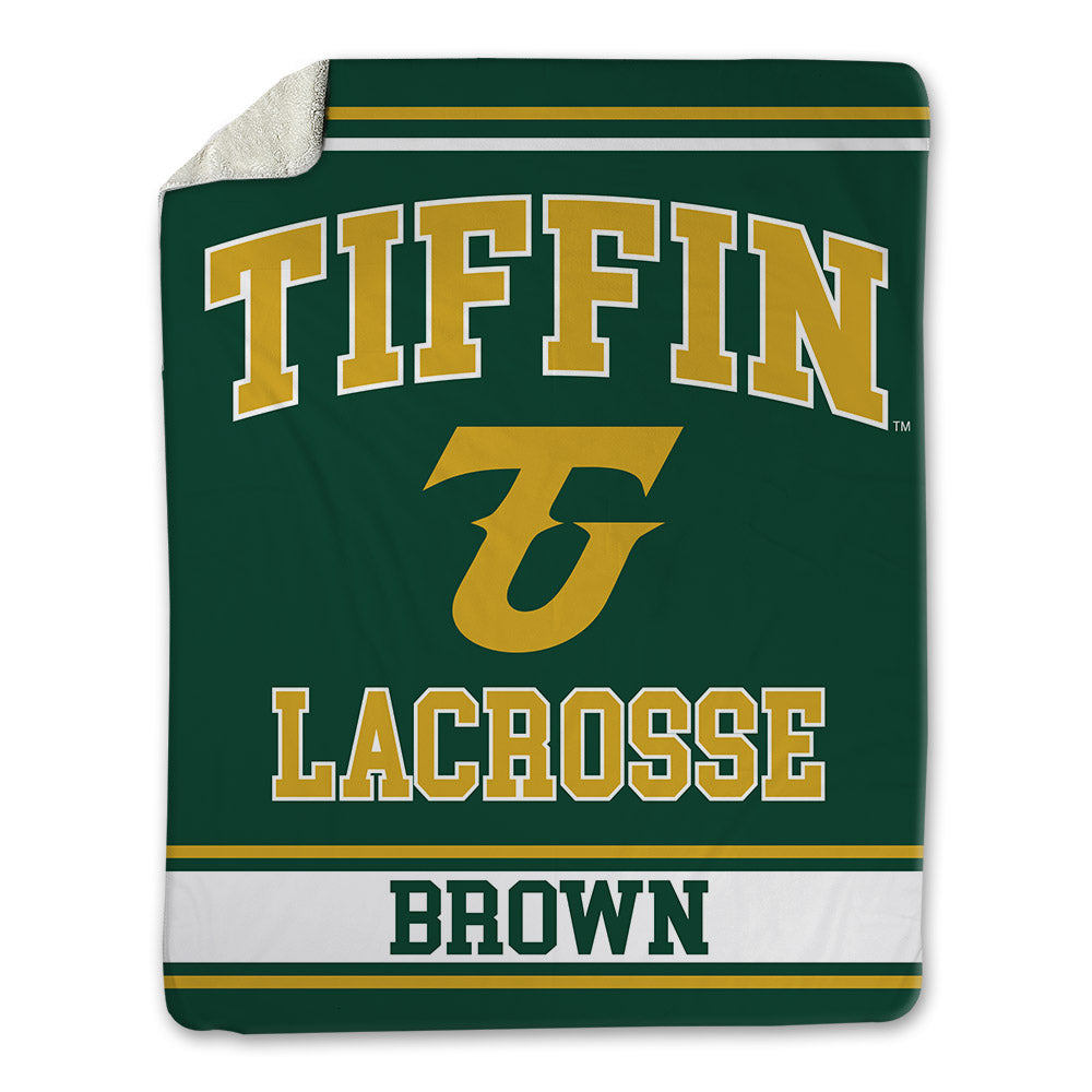 Tiffin - NCAA Men's Lacrosse : Alex Brown - Blanket-0