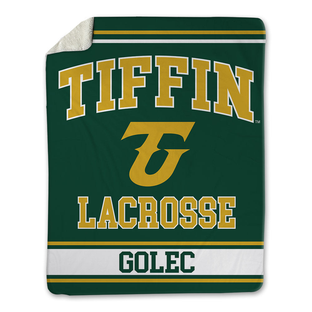 Tiffin - NCAA Men's Lacrosse : Colin Golec - Blanket-0
