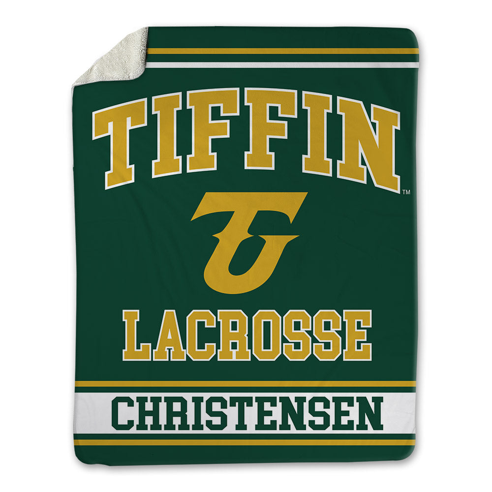 Tiffin - NCAA Women's Lacrosse : Delaney Christensen - Blanket-0