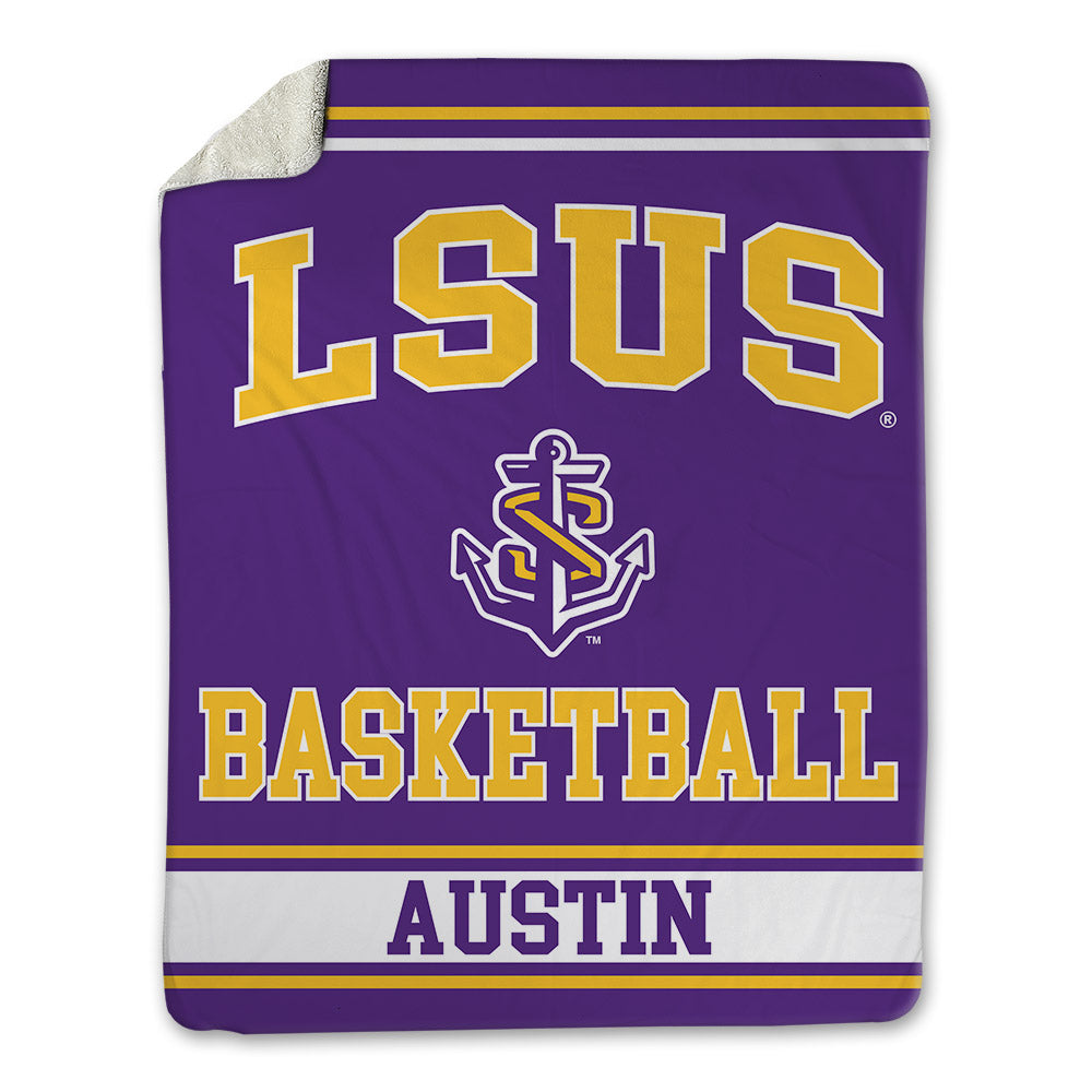 LSUS - NCAA Men's Basketball : DeVonte Austin - Blanket-0