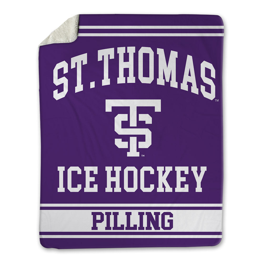 UST - NCAA Men's Ice Hockey : Nathan Pilling - Blanket-0