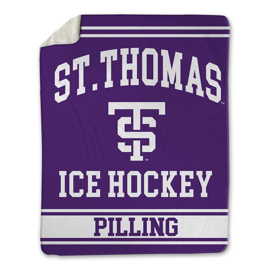 UST - NCAA Men's Ice Hockey : Nathan Pilling - Blanket-0