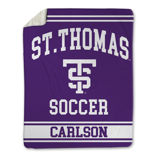 UST - NCAA Women's Soccer : Juliet Carlson - Blanket-0