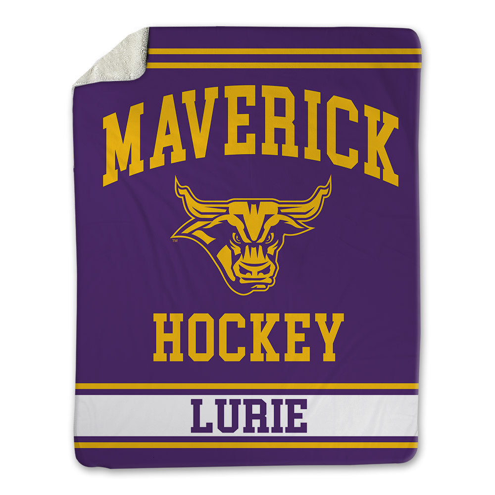 Minn. St. - NCAA Men's Ice Hockey : Charlie Lurie - Blanket-0