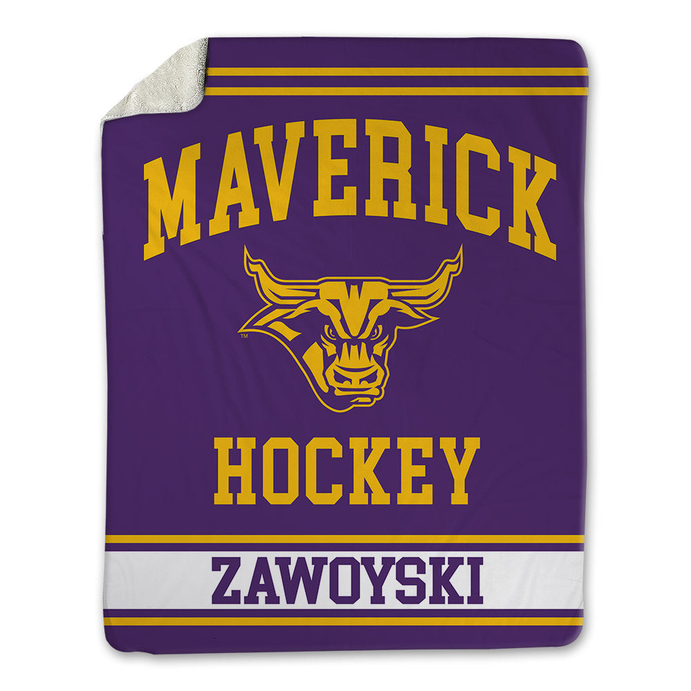 Minn. St. - NCAA Women's Ice Hockey : Lauren Zawoyski - Blanket-0