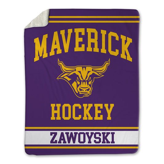 Minn. St. - NCAA Women's Ice Hockey : Lauren Zawoyski - Blanket-0